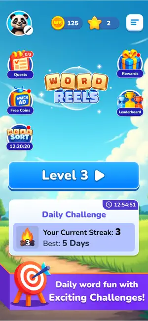 Word Reels - Relax your brain screenshot 1