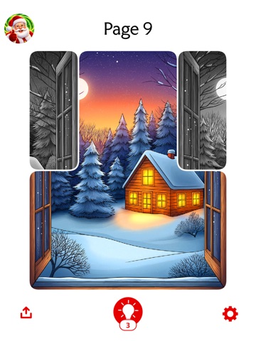 Christmas Puzzle - Paint Art iPad screenshot