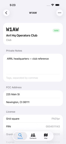 HamFinder Screenshot 2 of 3