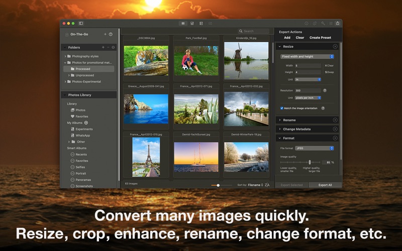Image Converter Resizer iBatch app screenshot