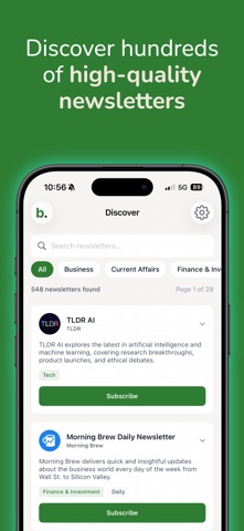 Newsletter Reader by Bilig screenshot
