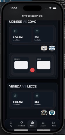My Football Picks screenshot