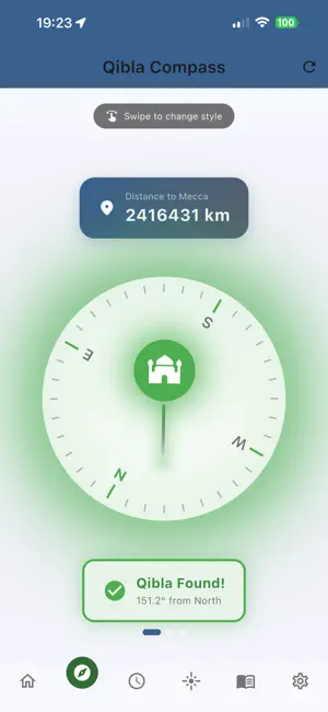 Qibla & Prayer Times Pro screenshot 2