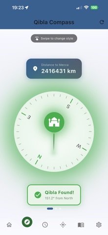 Qibla & Prayer Times Pro screenshot