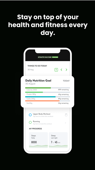 Athletic Kulture Coaching Screenshot