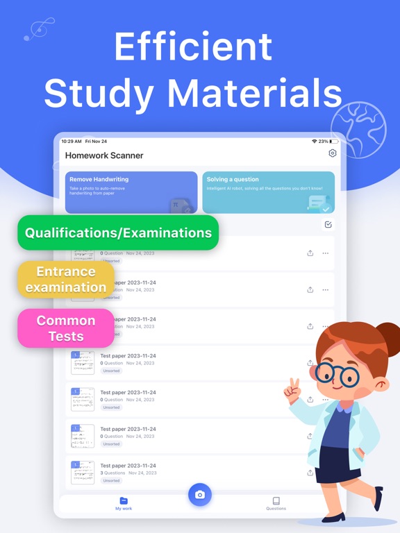GradeUp: Homework Scanner iPad screenshot 4 - Education app