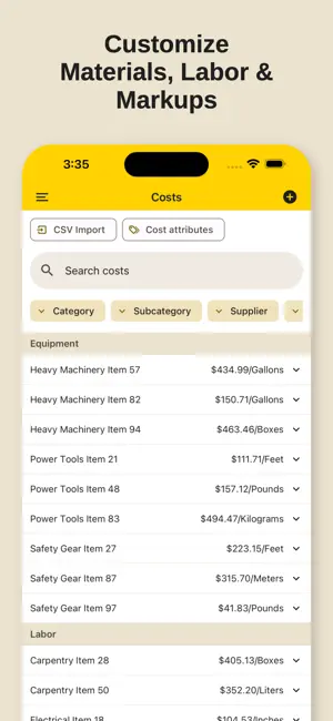 CostForge - Estimate, Invoices screenshot 2