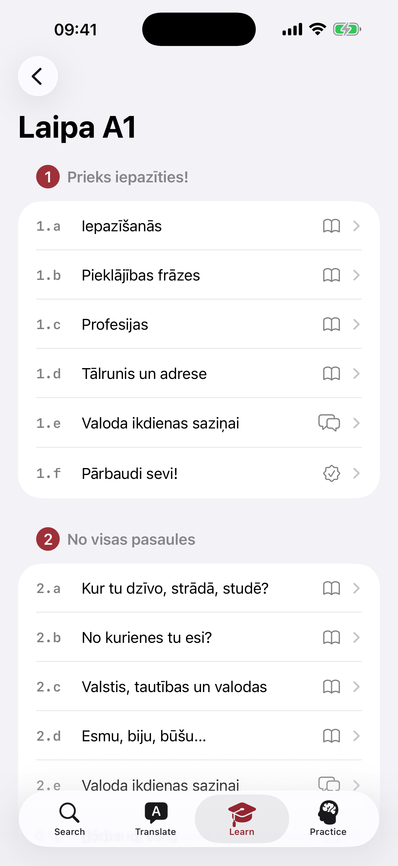 Learn Latvian — Dictionary screenshot 3