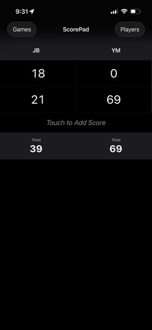 ScorePad - Simple Scoring screenshot