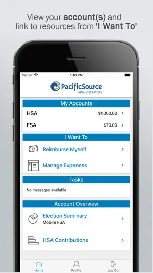 myPacificSource Admin (PSA) screenshot 1