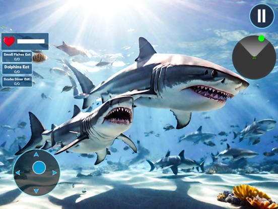 Angry Shark Hunt: サメ ゲームのおすすめ画像5