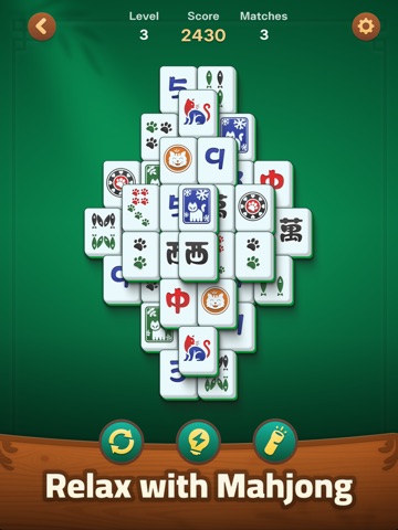 Ultra Mahjong Solitaire Game iPad screenshot