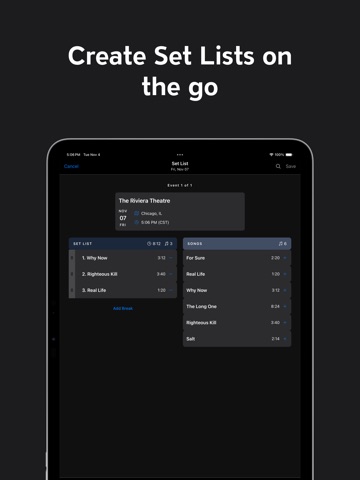 Master Tour Mobile iPad screenshot