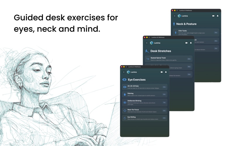 Lumina AI Wellness iPhone screenshot