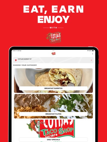Cotijas Taco Shop iPad screenshot