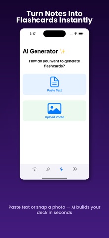 Stacked: AI Flashcard Maker Screenshot 1 of 4