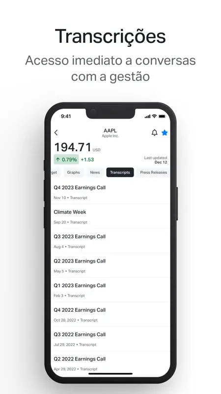 Koyfin: Bolsa & Finanças screenshot 7 of 9