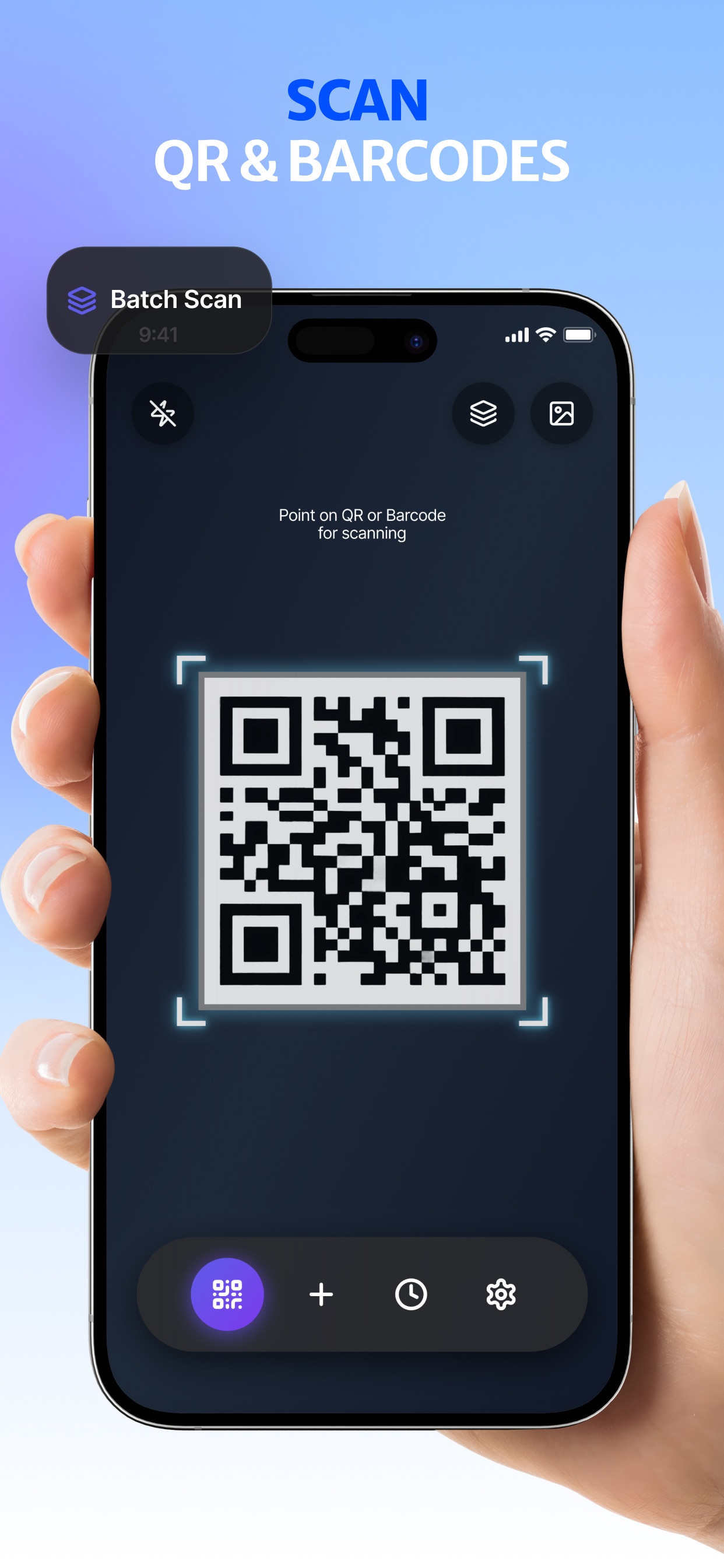 QR Code Scanner Barcode ：Smart screenshot 1