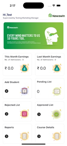 Marketing App Screenshot 1 of 3