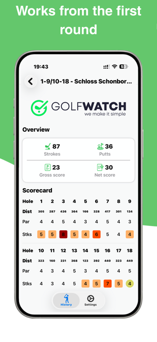 GolfWatch Screenshot 3 of 5
