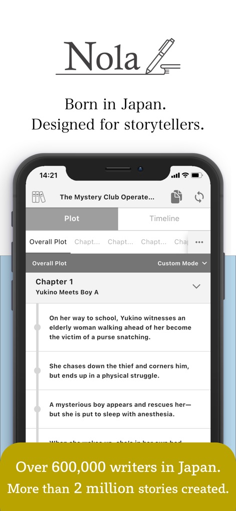 Nola: Story Planner & Writing - Application Livres | MWM