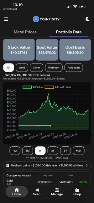 Coinfinity Tracker screenshot 4