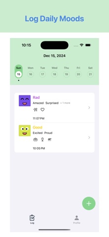 Mood Journal: Daily Mood Log Screenshot 1 of 3