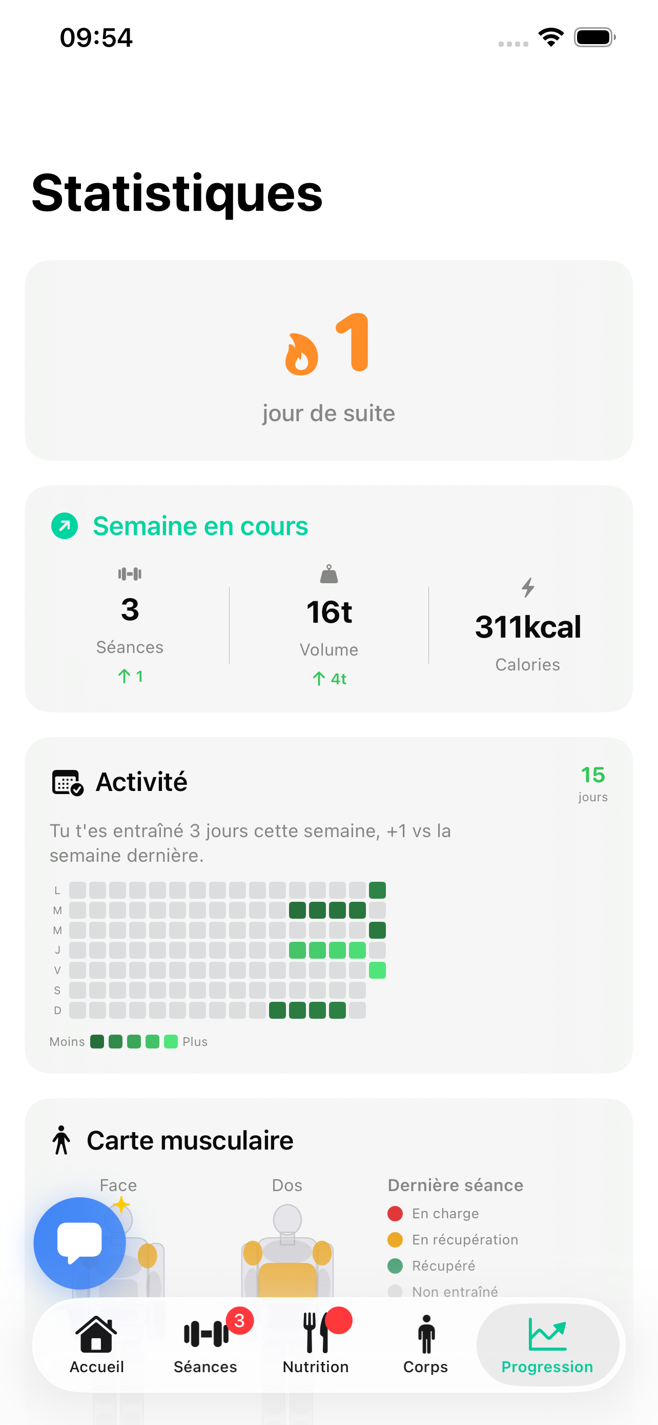 Sillage : Coach Fitness IA screenshot 3