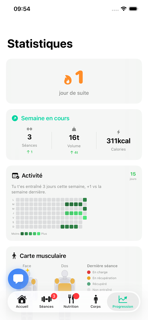 Sillage : Coach Fitness IA screenshot 3