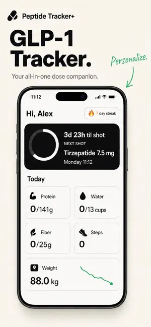 GLP-1: Peptide Tracker+ screenshot 1