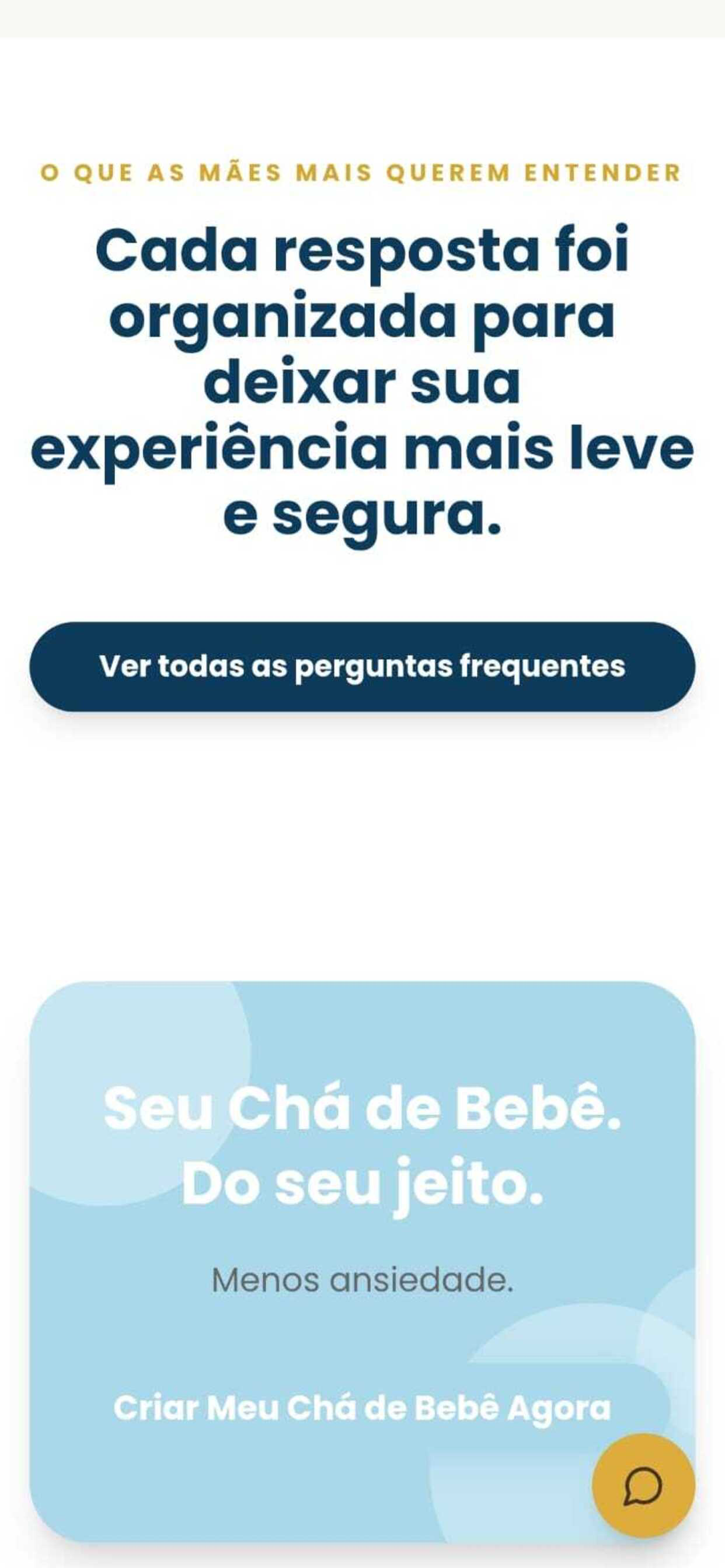 Chá de Bebê