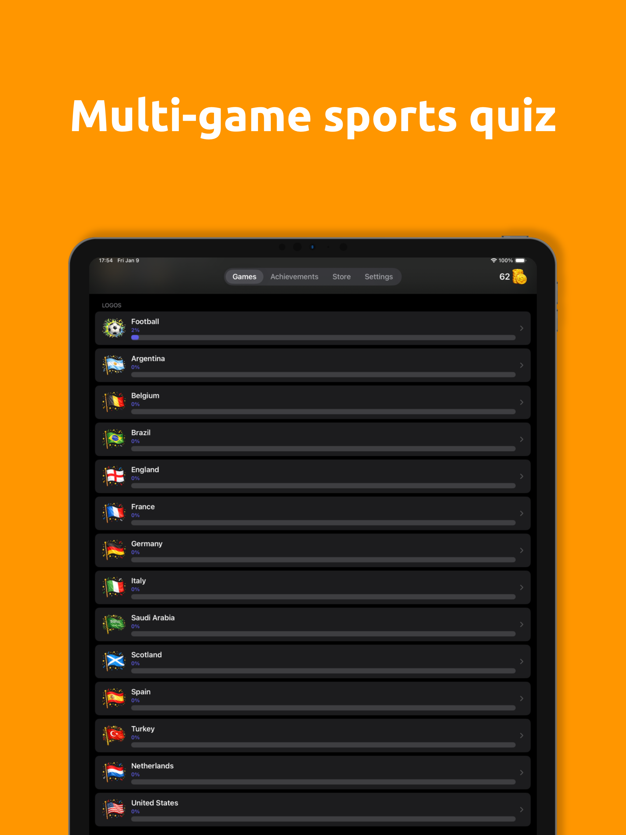 Quizio - Football, Sports Quiz