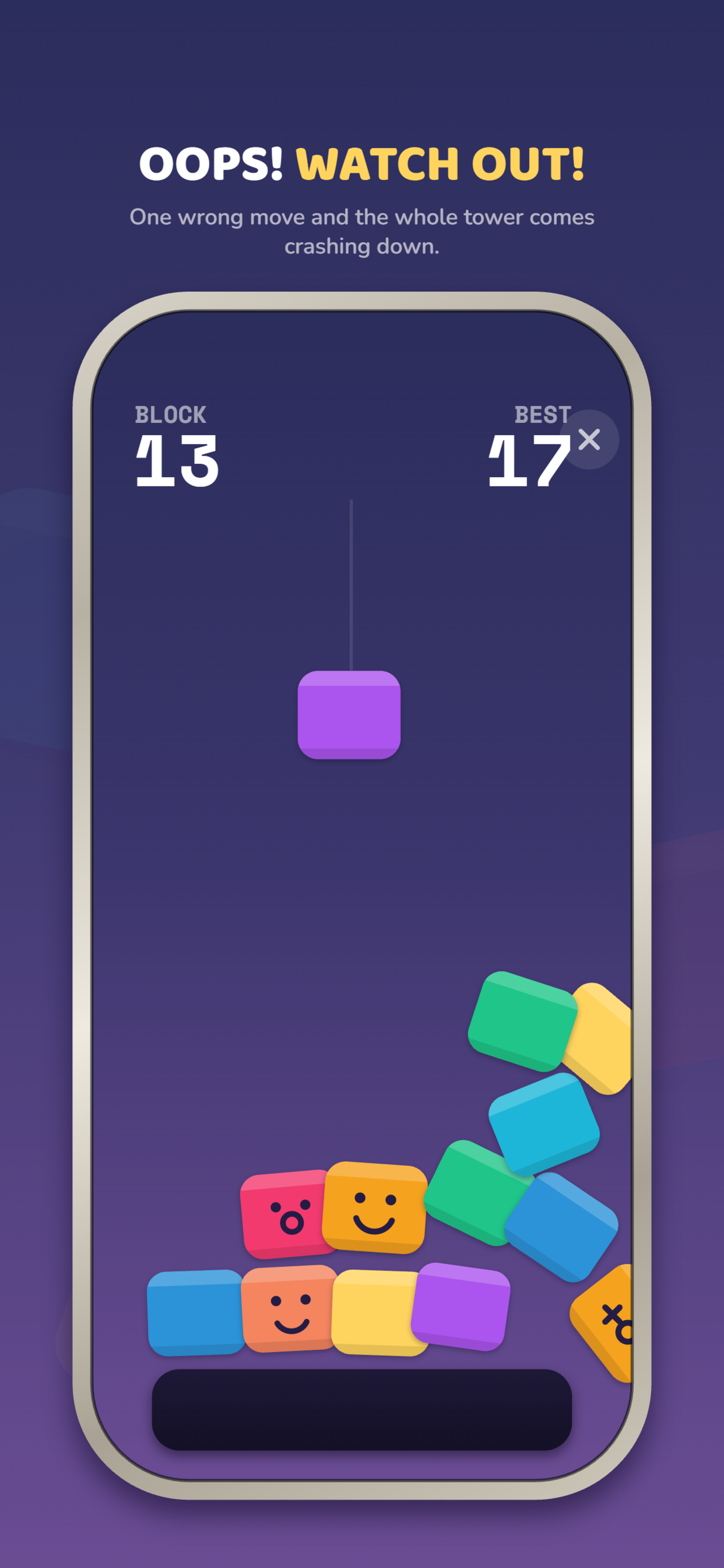 WobbleStack: Tower Stacker