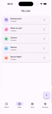 Decidefly: 决策转盘 screenshot