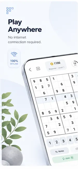 Sudoku Offline - Puzzle Game screenshot 1