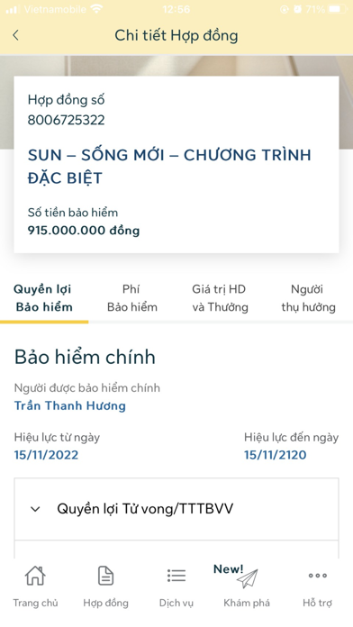 my Sun Life (Vietnam) Screenshot