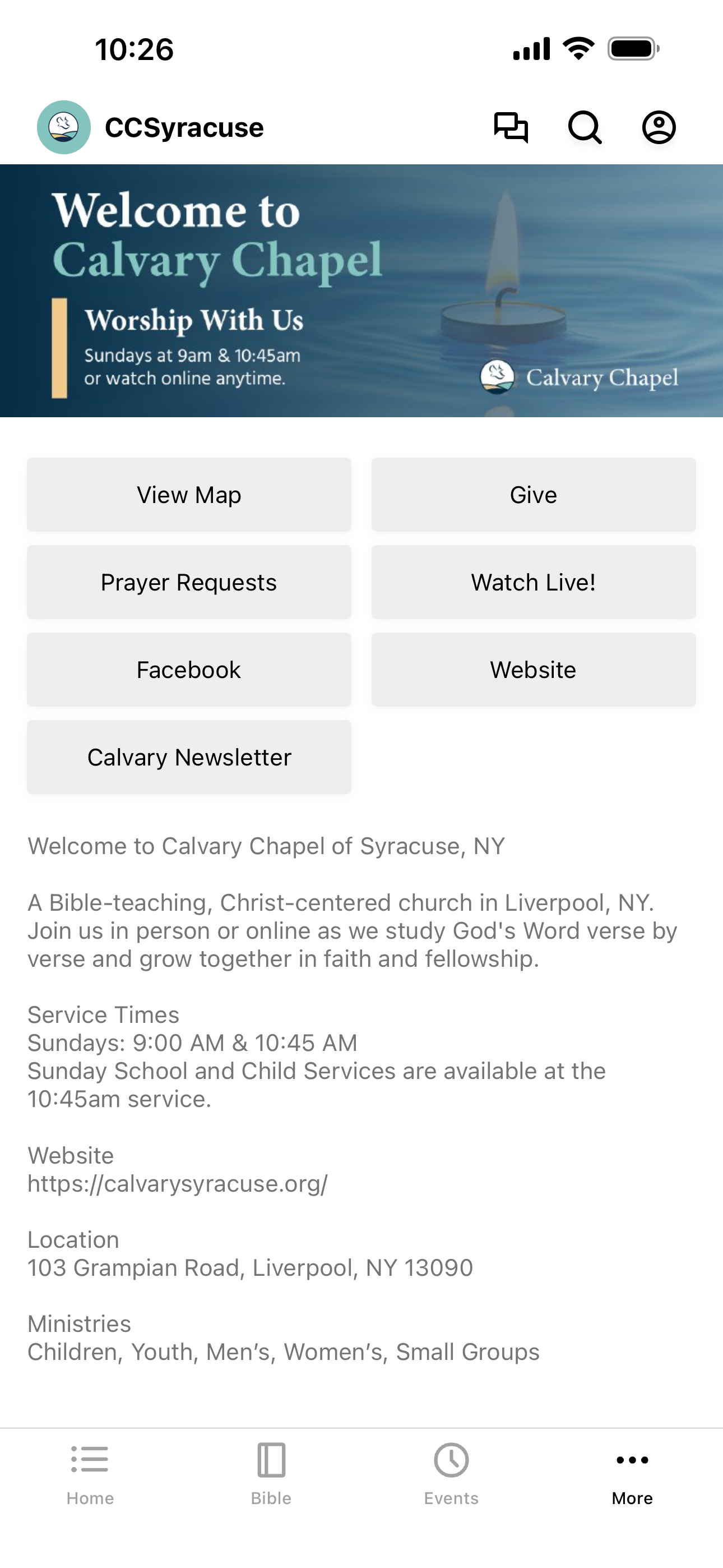 Calvary Syracuse screenshot 3