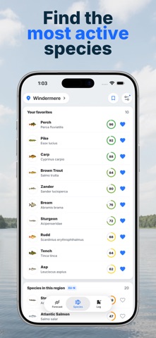 BiteRadar: Fishing Forecast iPhone screenshot 4