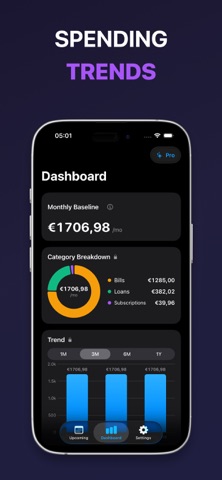 Subscription Manager: DuePilot Screenshot 3 of 3