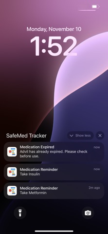 SafeMed Tracker Screenshot 1 of 5