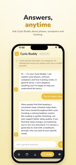 Phase: Period & Cycle Tracker Screenshot 6 of 6