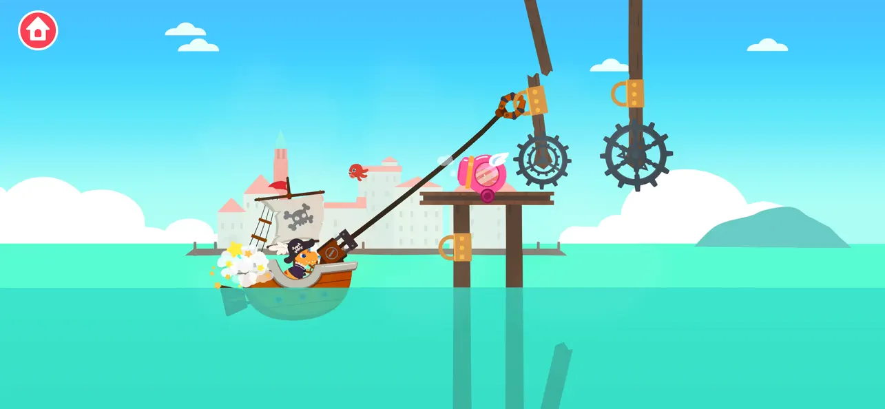 Screenshot #2 pour Jeux de dinosaures pirates