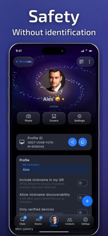 Secretly: Secure Messenger iPhone screenshot
