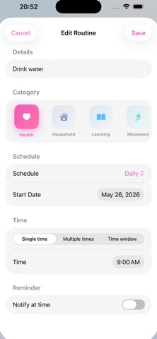 Kerf: Calm Routine Planner Screenshot 5 of 6