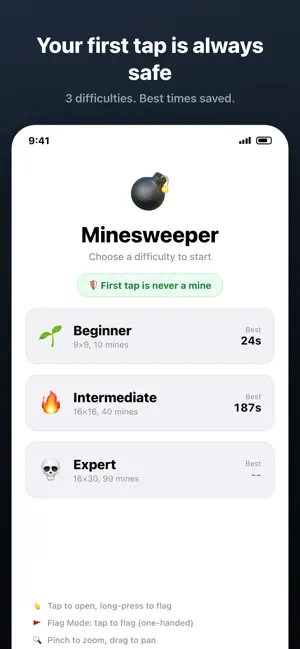 Minesweeper: One-Hand Puzzle screenshot 4