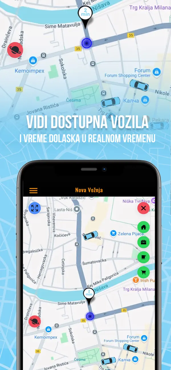 Screenshot #1 pour City Taxi Nis