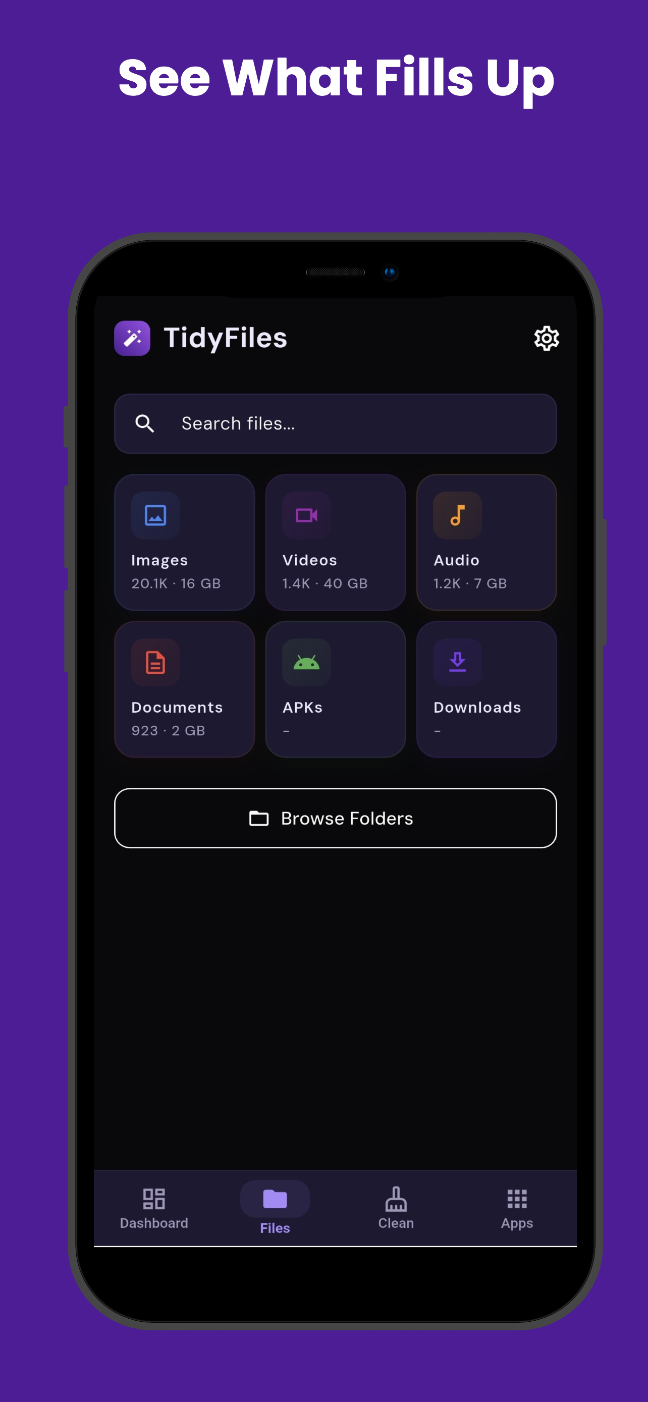 TidyFiles - Cleaner & Manager screenshot 2