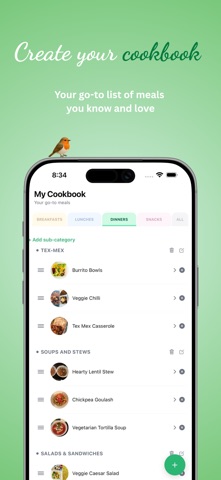 Robin's Meal Planner Screenshot 2 of 6