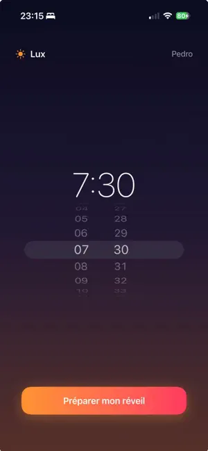 Lux — Réveil intelligent screenshot 3