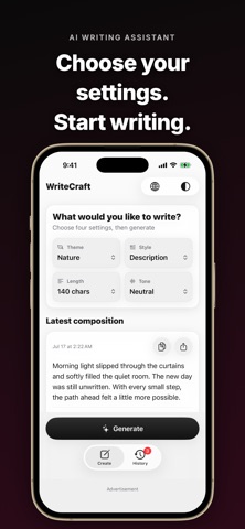 WriteCraft: AI Essay Writer screenshot